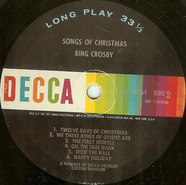 Bing Crosby - Songs Of Christmas (LP, Comp, Mono) (Mint (M)) - Image 4