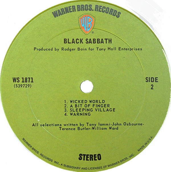 Black Sabbath - Black Sabbath (LP, Album, Pit) (Very Good Plus (VG+)) - Image 4