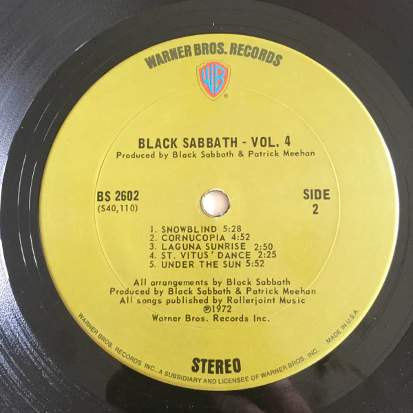 Black Sabbath - Black Sabbath Vol 4 (LP, Album, Gat) (Very Good Plus (VG+)) - Image 4