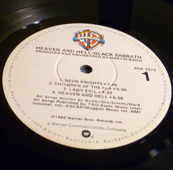 Black Sabbath - Heaven And Hell (LP, Album, Win) (Near Mint (NM or M-)) - Image 3