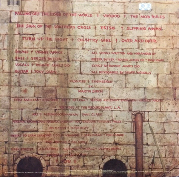 Black Sabbath - Mob Rules (LP, Album) (Near Mint (NM or M-)) - Image 2