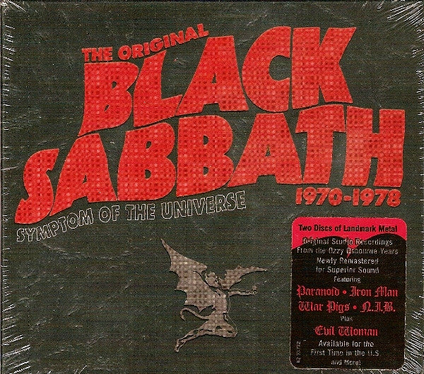 Black Sabbath - Symptom Of The Universe: The Original Black Sabbath 1970-1978 (2xCD, Comp + Box) (Very Good (VG))