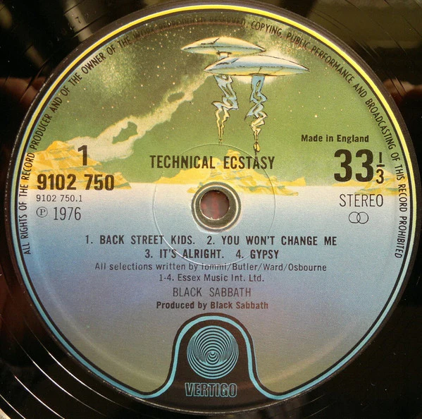 Black Sabbath - Technical Ecstasy (LP, Album) (Very Good Plus (VG+)) - Image 3