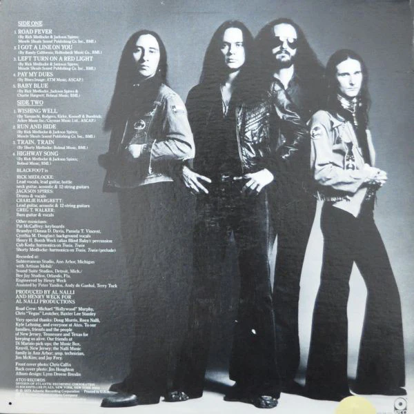 Blackfoot - Strikes (LP, Album, SRC) (Near Mint (NM or M-)) - Image 2