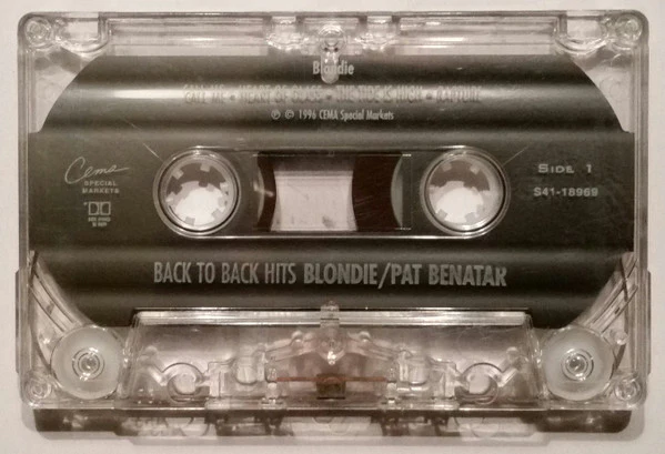 Blondie / Pat Benatar - Back To Back Hits (Cass, Comp) (Very Good Plus (VG+)) - Image 3