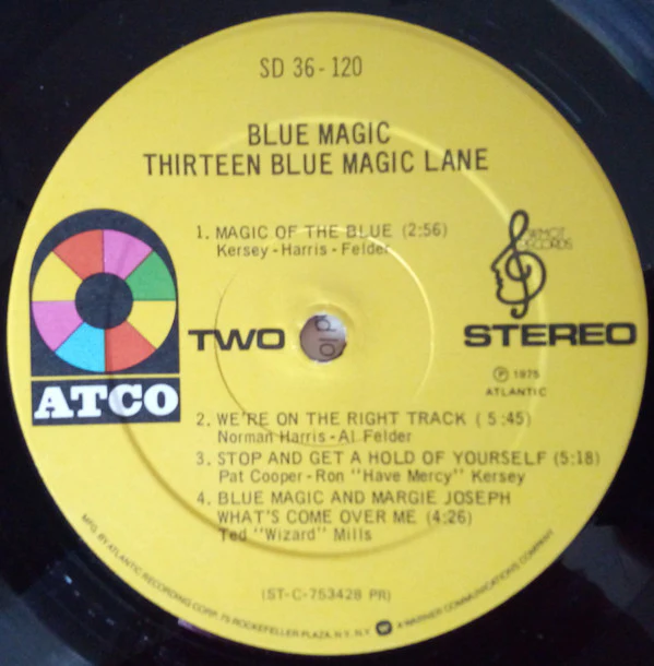 Blue Magic - Thirteen Blue Magic Lane (LP, Album, PR) (Very Good (VG)) - Image 4