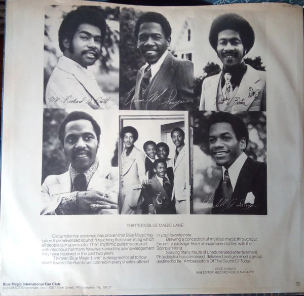 Blue Magic - Thirteen Blue Magic Lane (LP, Album, PR) (Very Good (VG)) - Image 5
