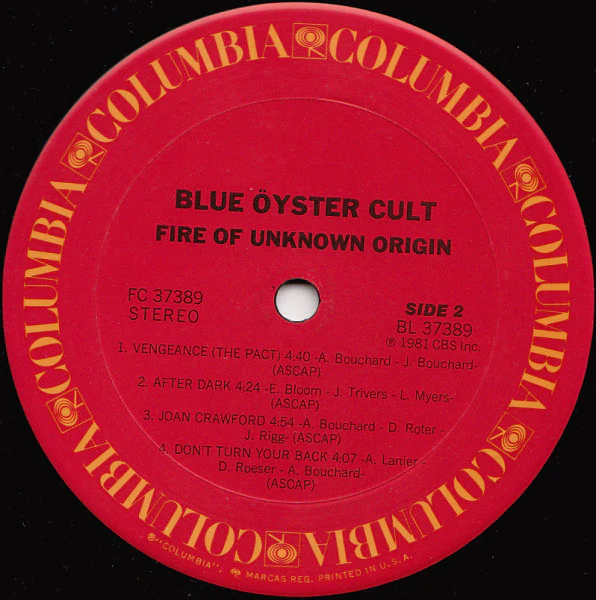 Blue Öyster Cult - Fire Of Unknown Origin (LP, Album) (Very Good Plus (VG+)) - Image 4