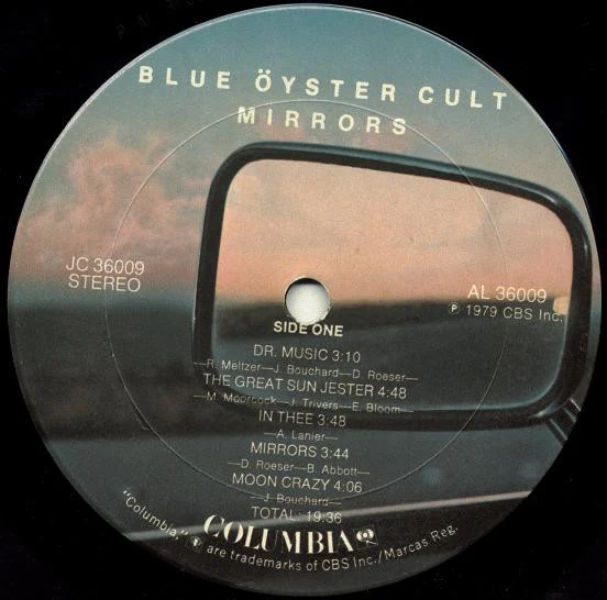 Blue Öyster Cult - Mirrors (LP, Album) (Very Good (VG)) - Image 3
