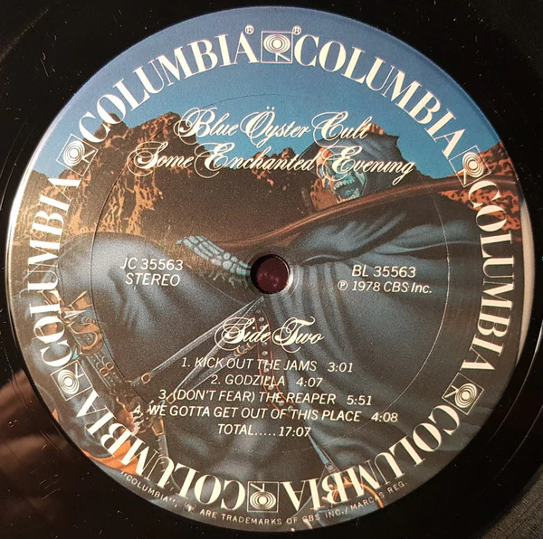 Blue Öyster Cult - Some Enchanted Evening (LP, Album, San) (Very Good Plus (VG+)) - Image 4
