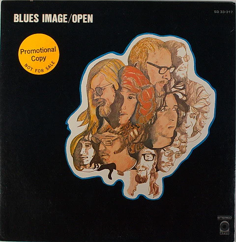 Blues Image - Open (LP, Album, Promo, Whi) (Very Good Plus (VG+))