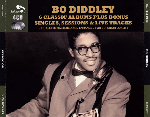 Bo Diddley - 6 Classic Albums Plus Bonus Singles, Sessions & Live Tracks (4xCD, Comp, RM) (Near Mint (NM or M-))