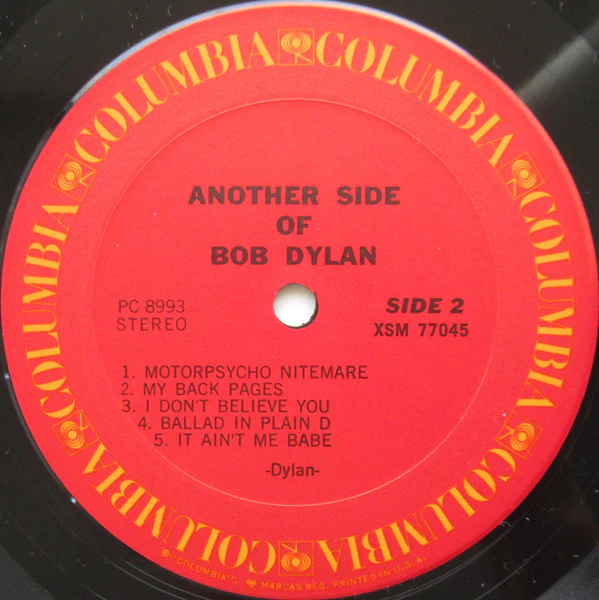 Bob Dylan - Another Side Of Bob Dylan (LP, Album, RE) (Very Good (VG)) - Image 4