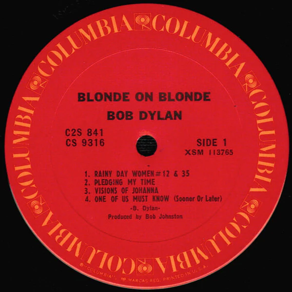 Bob Dylan - Blonde On Blonde (2xLP, Album, RE, Pit) (Very Good (VG)) - Image 5