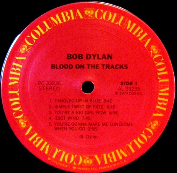 Bob Dylan - Blood On The Tracks (LP, Album, RE, RP, Mur) (Very Good (VG)) - Image 4