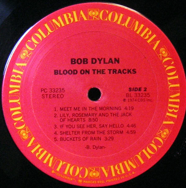 Bob Dylan - Blood On The Tracks (LP, Album, RE, RP, Mur) (Very Good (VG)) - Image 5