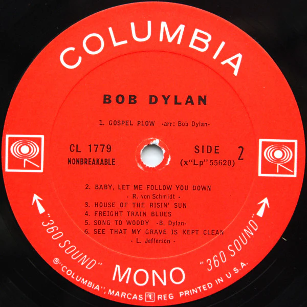 Bob Dylan - Bob Dylan (LP, Album, Mono, RE, Pit) (Very Good Plus (VG+)) - Image 4