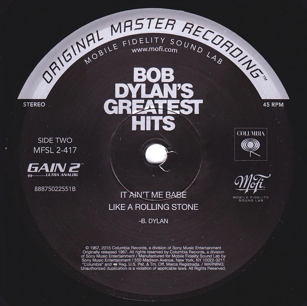 Bob Dylan - Bob Dylan's Greatest Hits (2x12", Comp, Ltd, Num, RE, RM, 180) (Near Mint (NM or M-)) - Image 5