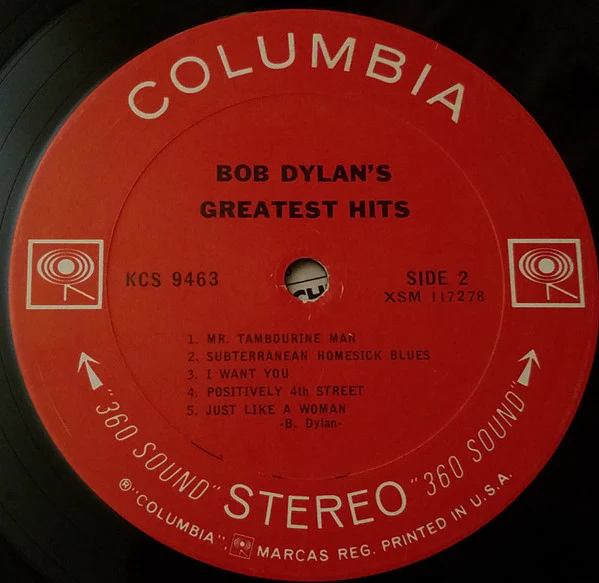 Bob Dylan - Bob Dylan's Greatest Hits (LP, Comp) (Near Mint (NM or M-)) - Image 4