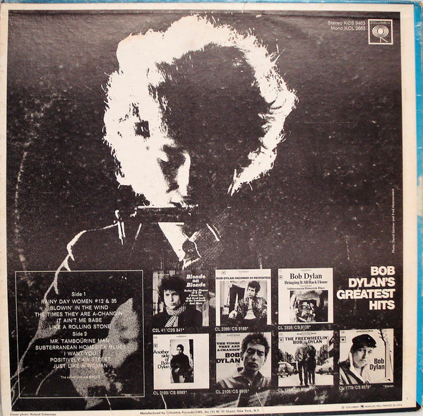 Bob Dylan - Bob Dylan's Greatest Hits (LP, Comp, Pit) (Good Plus (G+)) - Image 2