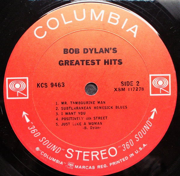 Bob Dylan - Bob Dylan's Greatest Hits (LP, Comp, Pit) (Good Plus (G+)) - Image 4