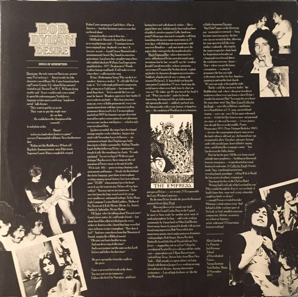 Bob Dylan - Desire (LP, Album, Pit) (Very Good Plus (VG+)) - Image 4