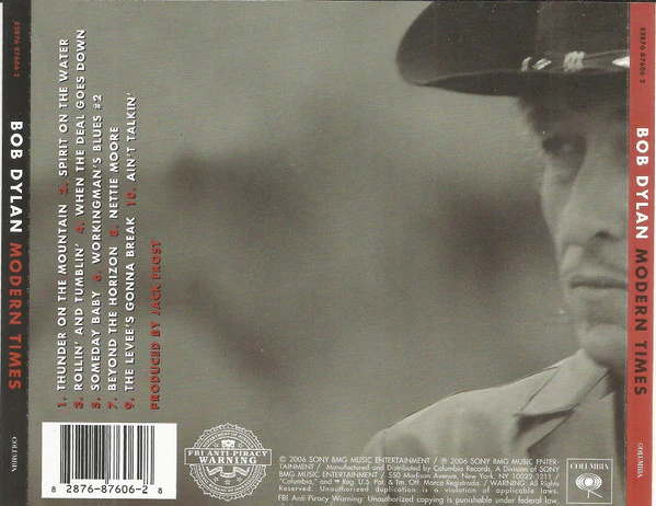 Bob Dylan - Modern Times (CD, Album) (Near Mint (NM or M-)) - Image 2