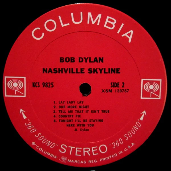 Bob Dylan - Nashville Skyline (LP, Album, Pit) (Very Good Plus (VG+)) - Image 4