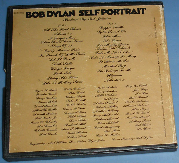 Bob Dylan - Self Portrait (Reel, 4tr Stereo, 7" Reel, Album) (Very Good (VG)) - Image 2