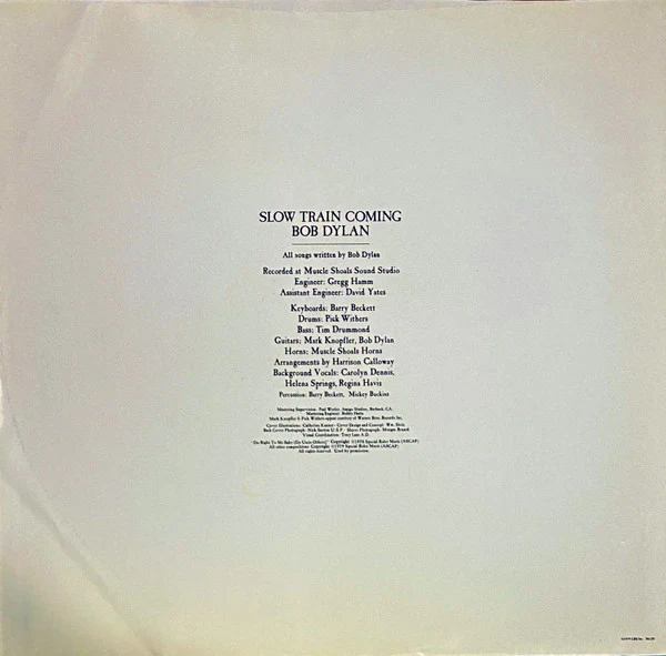 Bob Dylan - Slow Train Coming (LP, Album, Pit) (Very Good Plus (VG+)) - Image 5