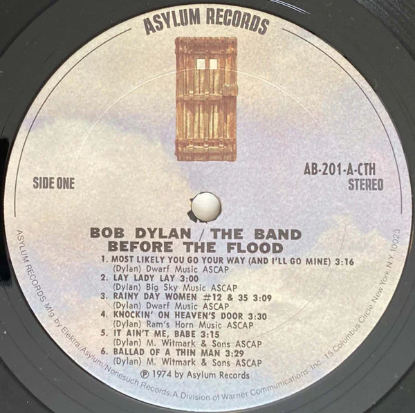 Bob Dylan / The Band - Before The Flood (2xLP, Album, CTH) (Very Good Plus (VG+)) - Image 5