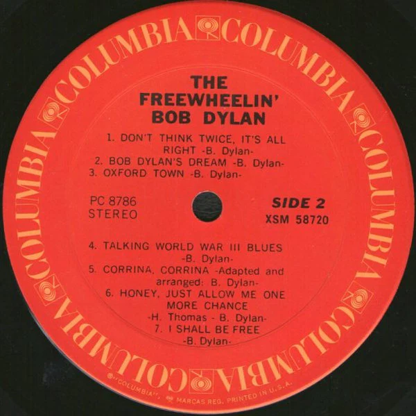 Bob Dylan - The Freewheelin' Bob Dylan (LP, Album, RE) (Very Good Plus (VG+)) - Image 4