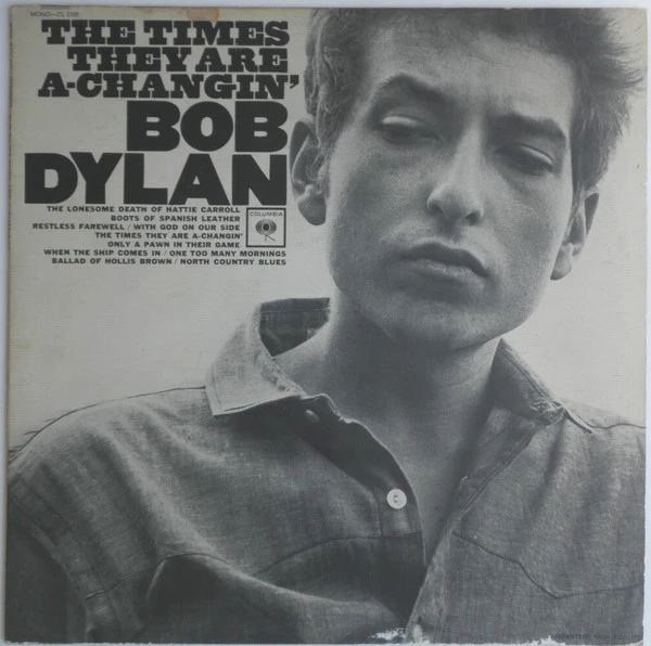 Bob Dylan - The Times They Are A-Changin' (LP, Album, Mono, Pit) (Very Good (VG))