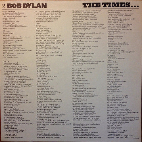 Bob Dylan - The Times They Are A-Changin' (LP, Album, Mono, Pit) (Very Good (VG)) - Image 5