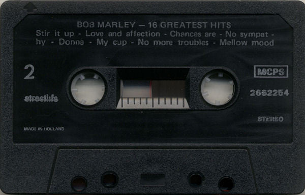 Bob Marley - 16 Greatest Hits (Cass, Comp, Abr) (Very Good Plus (VG+)) - Image 4