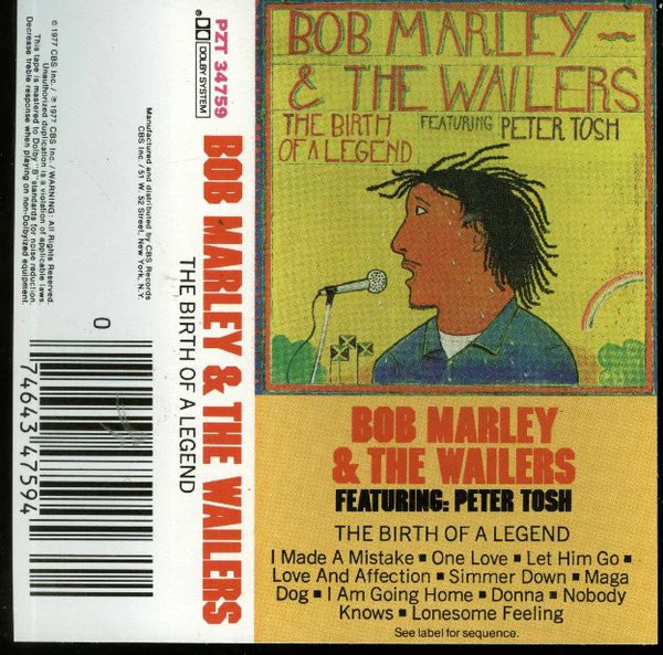 Bob Marley & The Wailers Featuring Peter Tosh - The Birth Of A Legend (Cass, Album, Comp) (Near Mint (NM or M-))