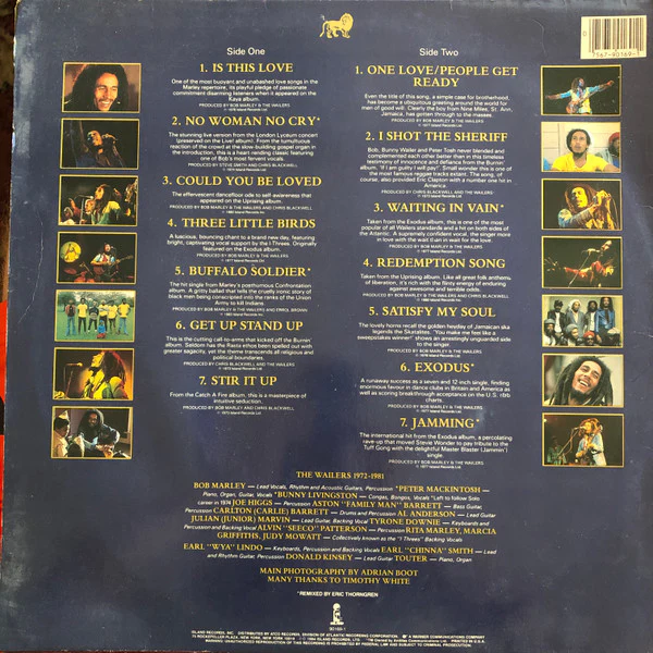 Bob Marley & The Wailers - Legend (The Best Of Bob Marley And The Wailers) (LP, Comp, Spe) (Very Good Plus (VG+)) - Image 4