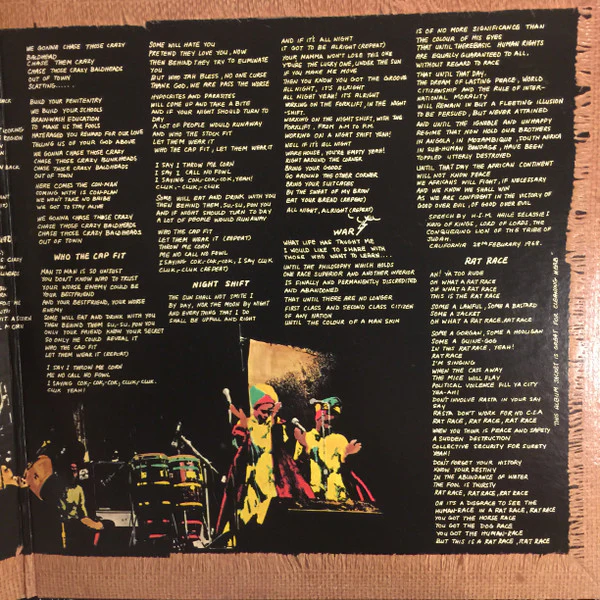 Bob Marley & The Wailers - Rastaman Vibration (LP, Album, CTH) (Very Good Plus (VG+)) - Image 3