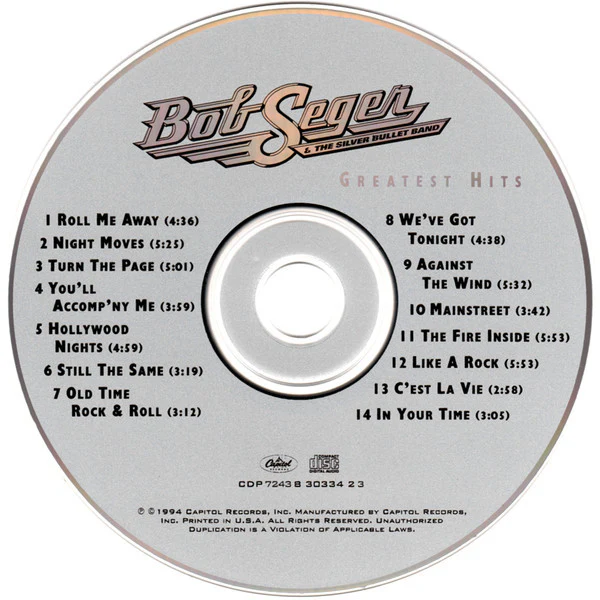 Bob Seger And The Silver Bullet Band - Greatest Hits (CD, Comp, RE, RP, EMI) (Very Good Plus (VG+)) - Image 3