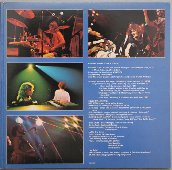 Bob Seger And The Silver Bullet Band - Live Bullet (2xLP, Album, RE, SRC) (Near Mint (NM or M-)) - Image 3