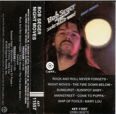 Bob Seger And The Silver Bullet Band - Night Moves (Cass, Album, 99) (Very Good Plus (VG+))