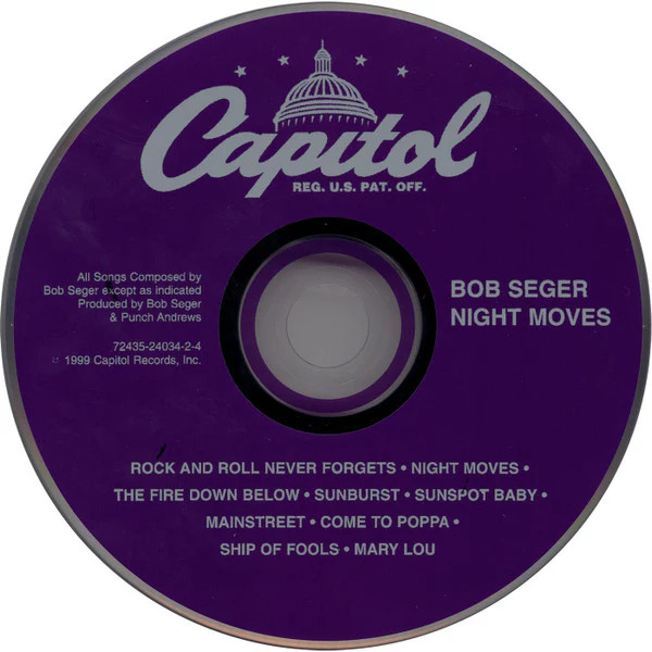 Bob Seger And The Silver Bullet Band - Night Moves (CD, Album, RE, RM) (Very Good Plus (VG+)) - Image 2