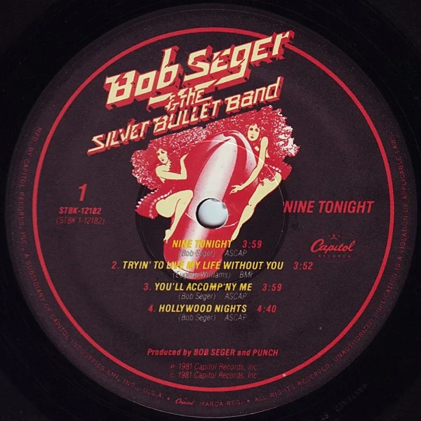 Bob Seger & The Silver Bullet Band* - Nine Tonight (2xLP, Album, Los) (Very Good Plus (VG+)) - Image 4