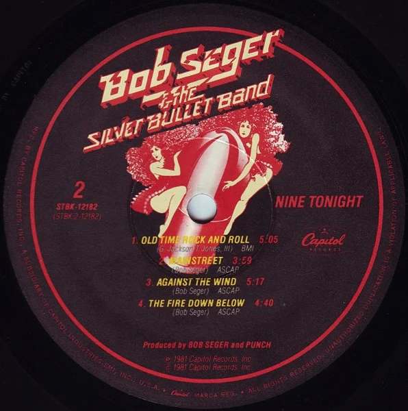 Bob Seger & The Silver Bullet Band* - Nine Tonight (2xLP, Album, Los) (Very Good Plus (VG+)) - Image 5