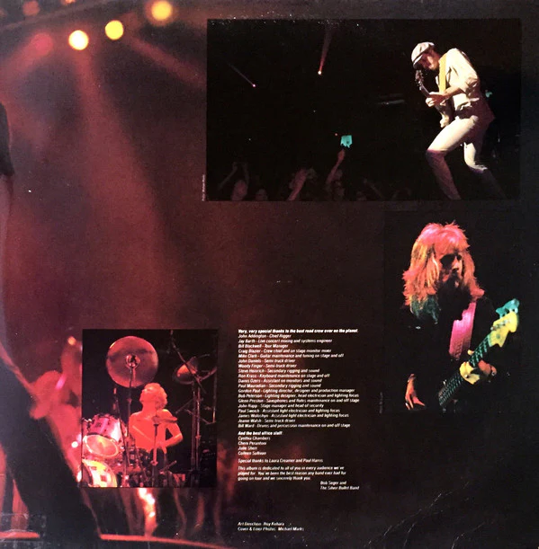 Bob Seger And The Silver Bullet Band - Nine Tonight (2xLP, Album, Win) (Very Good Plus (VG+)) - Image 3