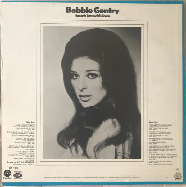 Bobbie Gentry - Touch 'Em With Love (LP, Album, Los) (Very Good (VG)) - Image 2