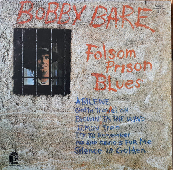 Bobby Bare - Folsom Prison Blues (LP, Album, RE) (Near Mint (NM or M-))