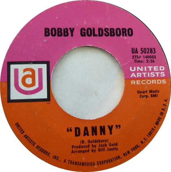 Bobby Goldsboro - Honey / Danny (7", Single, RP, Ter) (Near Mint (NM or M-)) - Image 2