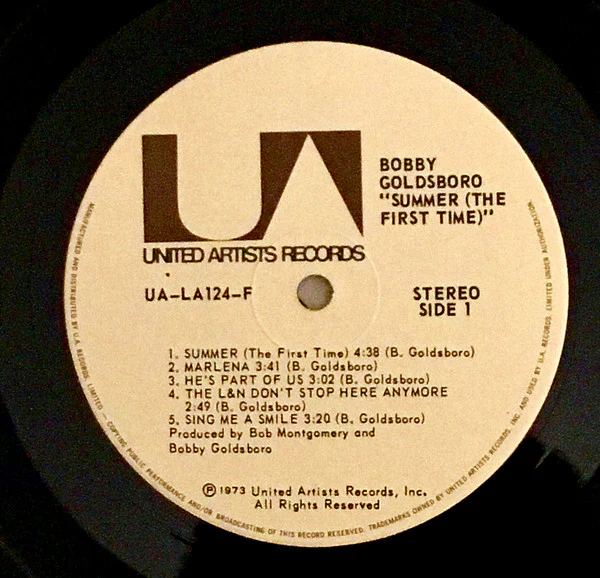 Bobby Goldsboro - Summer (The First Time) (LP, Album) (Very Good Plus (VG+)) - Image 3