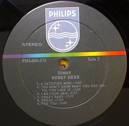 Bobby Hebb - Sunny By Bobby Hebb (LP, Album) (Very Good Plus (VG+)) - Image 4